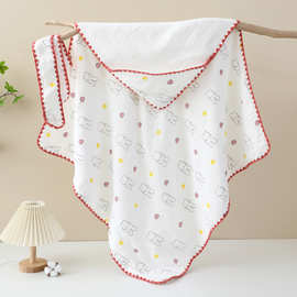 新生婴儿抱被空调房包单小宝宝产房包巾a类待产包襁褓裹巾小被子