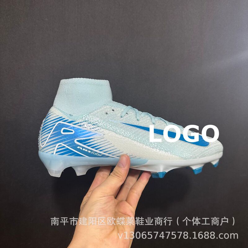 Putian Manufacturer High-Top White-Gray Assassin 16 Football Shoes Fg Spikes Mercurial Superfly Elite Putian Manufacturer High-Top White-Gray Assassin 16 Football Shoes Fg Spikes Mercurial Superfly Elite