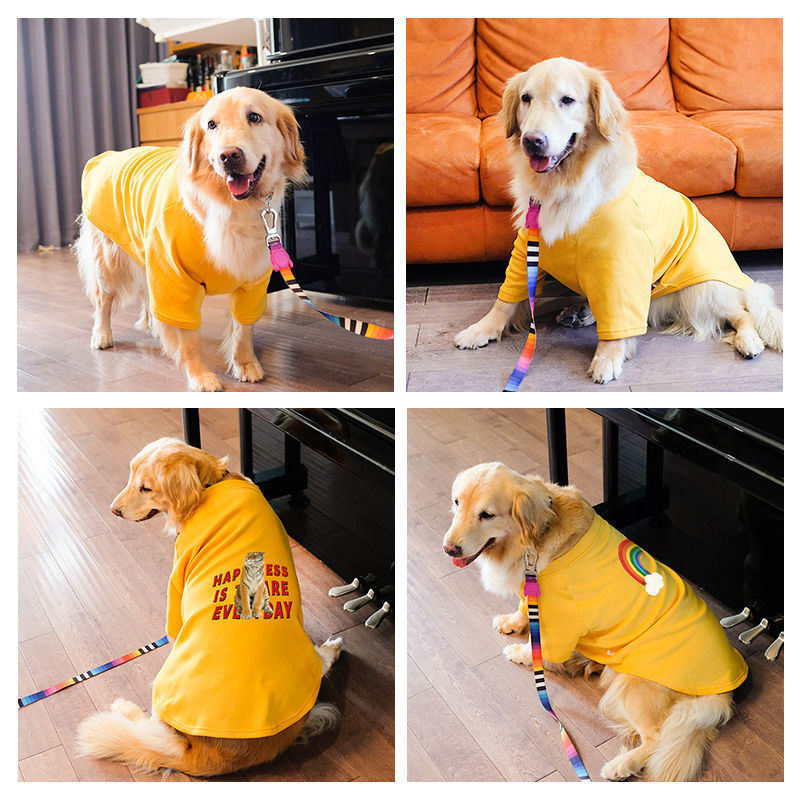 犬服金毛服春秋薄型ラブラドサモエ大型犬ペット保温大型犬秋冬服|undefined