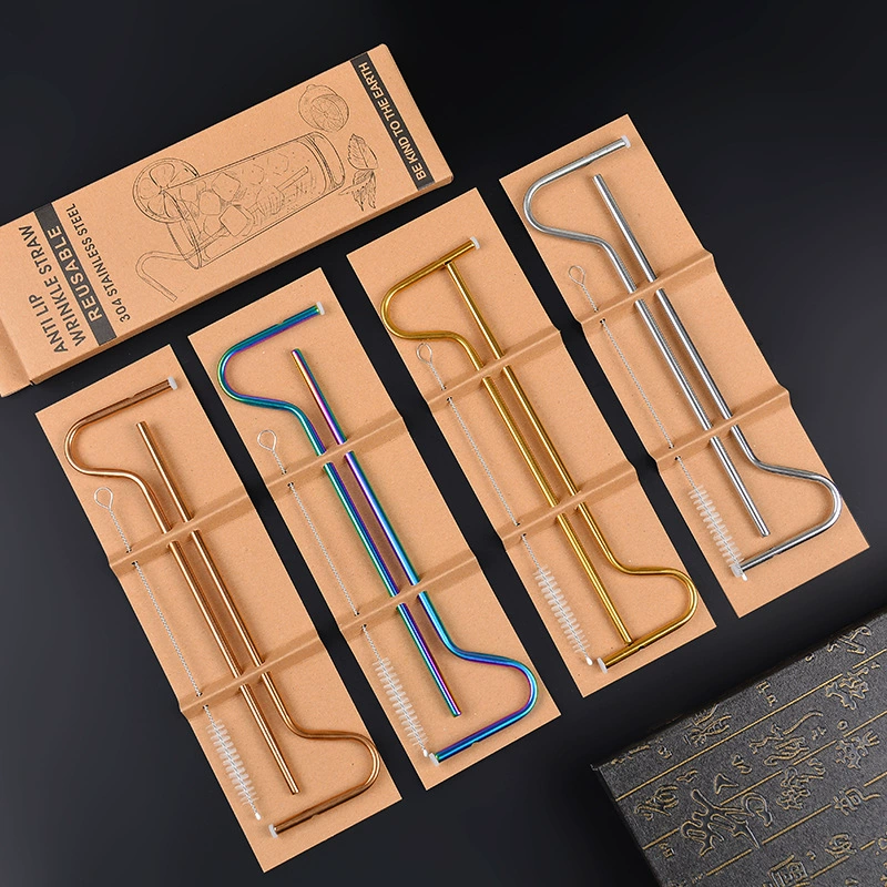 Солома металла морщинки Анти -- губы солома нержавеющей стали Анти -- морщинки 304 Анти-солома морщинки губы