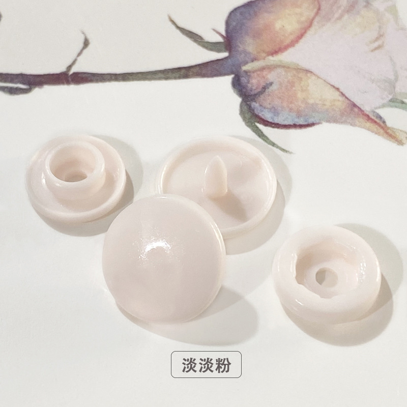 T3T5T8 impermeable con botón a presión de resina plástica, botones de ropa de bebé, botones invisibles, botones de color sin costura