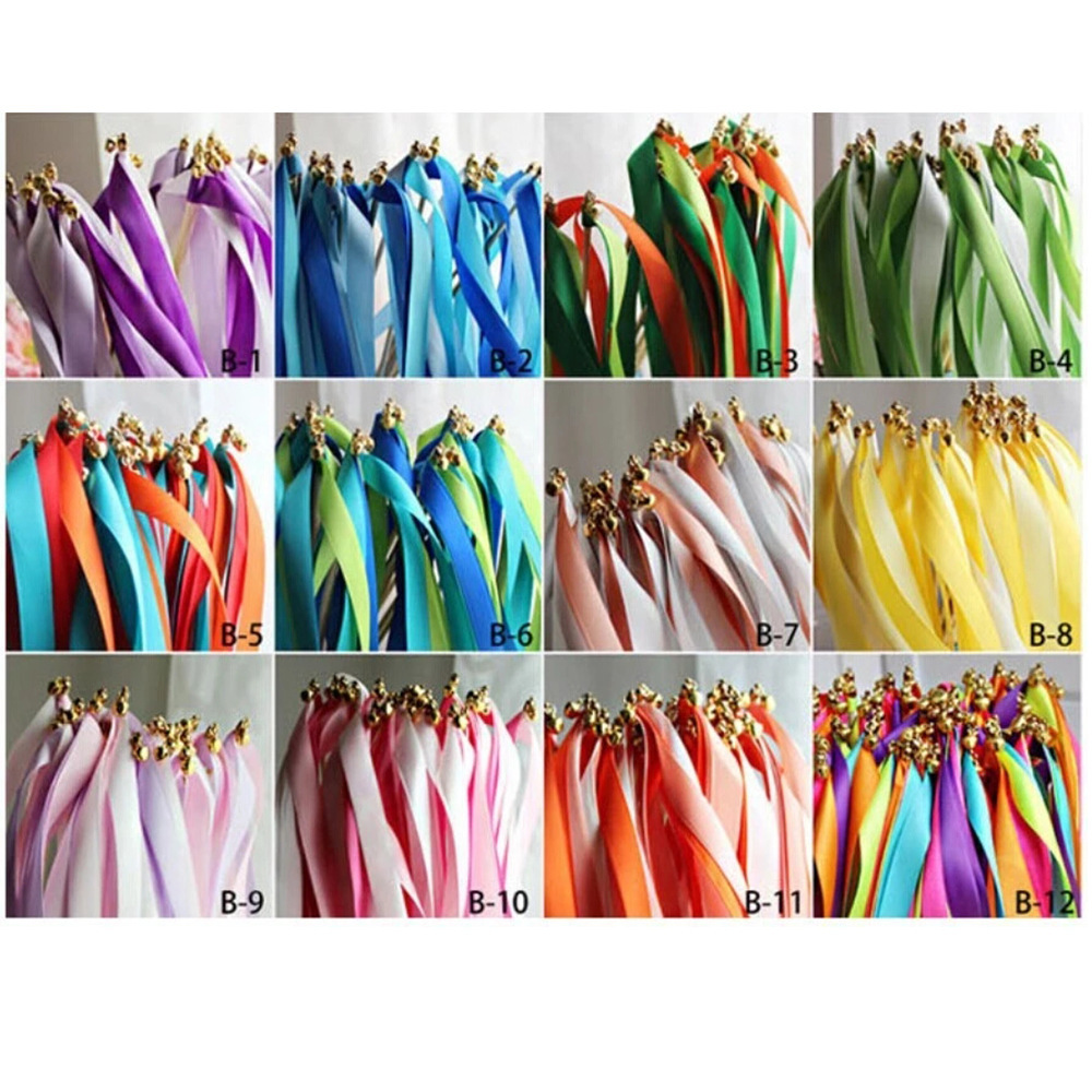 Transfronterizo 3 unidades de una boda de colores cinta de hadas palo mágico palo de guirnalda decoración césped partido accesorios de calentamiento