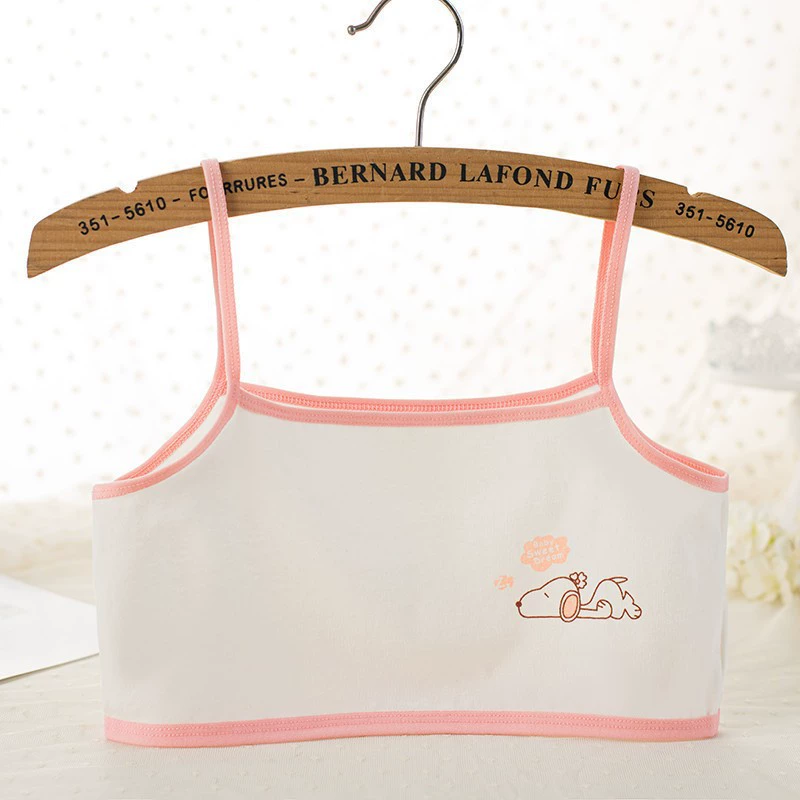 Bra top, comfortable underwear for elementary school students, breathable tube top, for secondary school