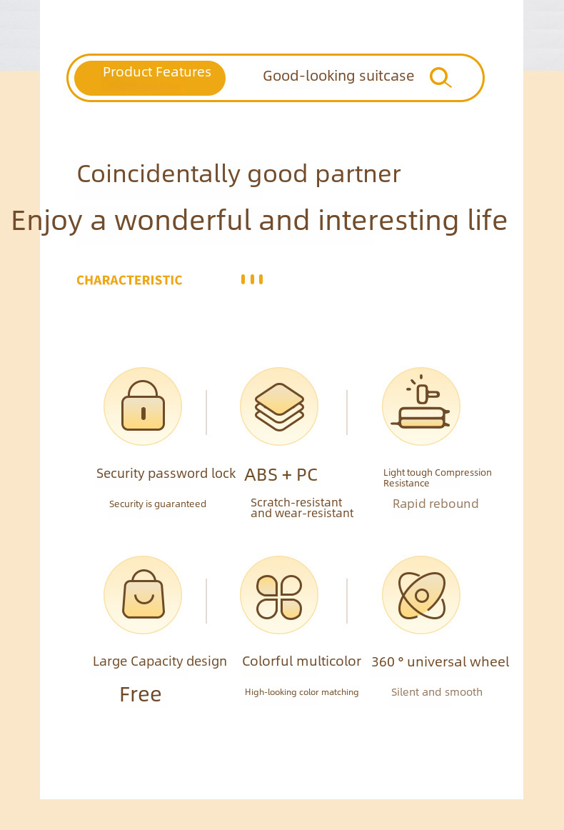 Ins luggage case 20 inch trolley case large capacity suitcase 24 inch anti-fall universal wheel luggage small boarding case