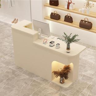 Cashier Counter Clothing Store Women's Clothing Store Bar Table with Lights Simple Light Luxury Courtyard Front Desk Reception Desk