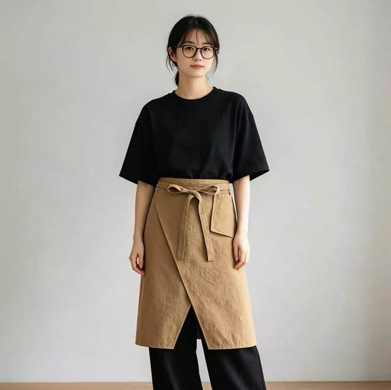 진한 커피색