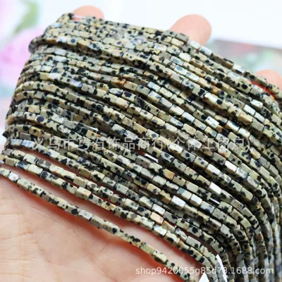 Zərgərlik ara hissələri — Crystal Tiger Eye Small Square - natural-spots-24mm