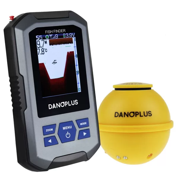 Cross-border English fish finder wireless color screen sonar fish detector outdoor supplies fishing gear wholesale fish finder