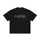 [Achock Official Store] National Fashion Original Design Embroidered logo Short Sleeve Couple Crewneck Base Shirt T-shirt