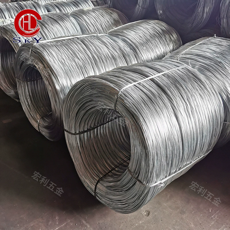 Заводская Горячая Оцинкованная железная проволока Теплица Виноградная стойка Процесс резки холодной проволоки Выпрямление проволоки из низкоуглеродистой стали Строительная железная проволока