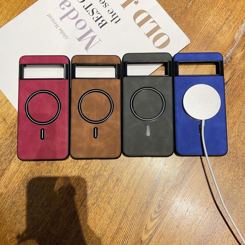Suitable for Google Pixel 10 Pro Phone Case Magsafe Magnetic Pixel 8/9A Lambskin Leather 9Pro XL Hard