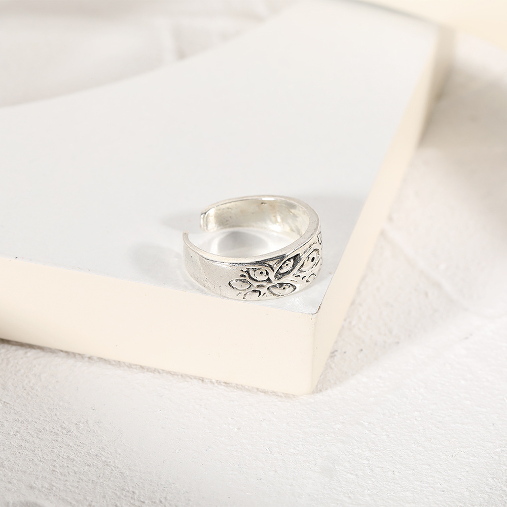 Retro Eye Alloy Plating Rings 1 Piece