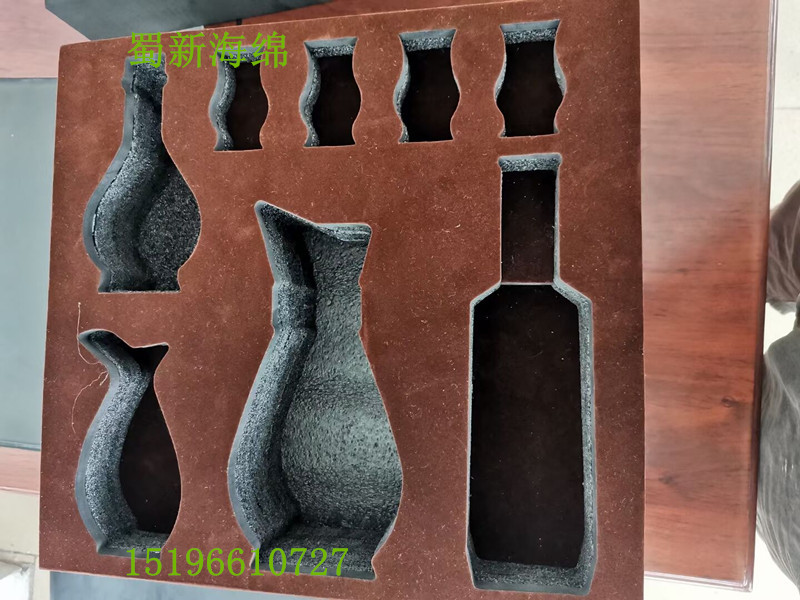 厂家供应黑色白色珍珠棉表各色绒布缓冲包装泡沫/仪器快递包装