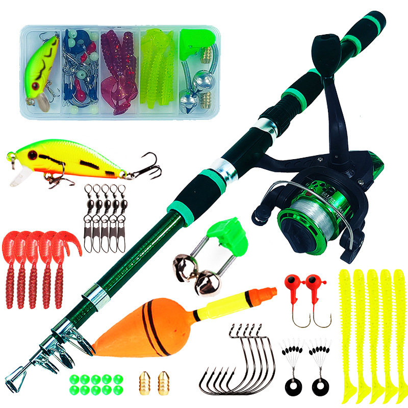 Ultra Short Fishing Rod and Reel Set Image 3