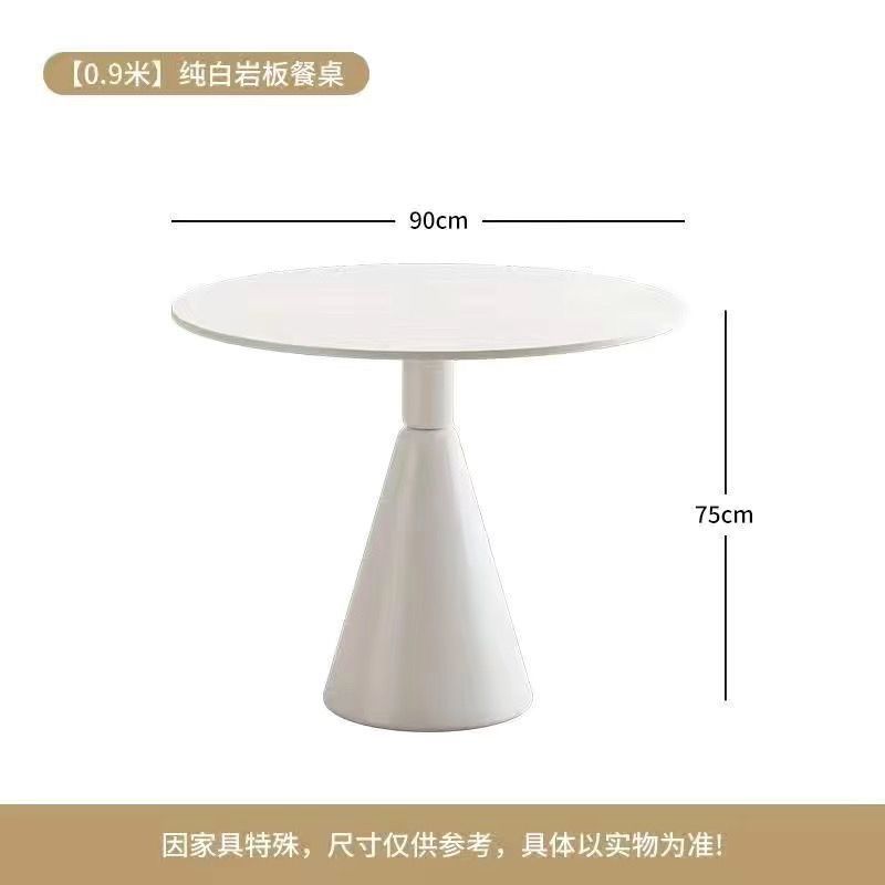 90CM 원형 슬레이트 싱글 테이블 핫 스타일