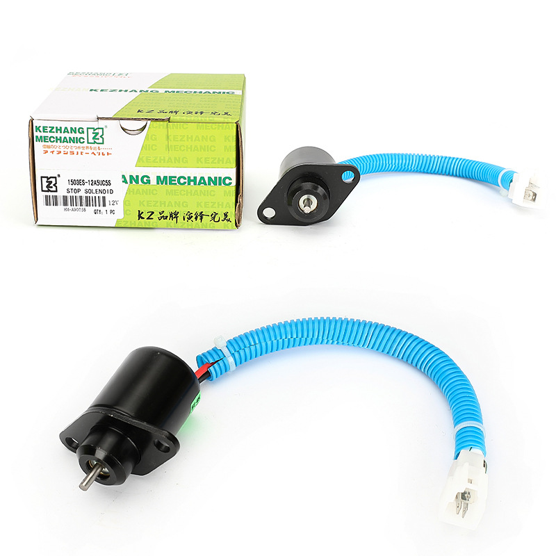 Excavadora interruptor de apagado válvula solenoide motor exterior Carter Hyundai Hitachi Komatsu Kubota Hitachi accesorios