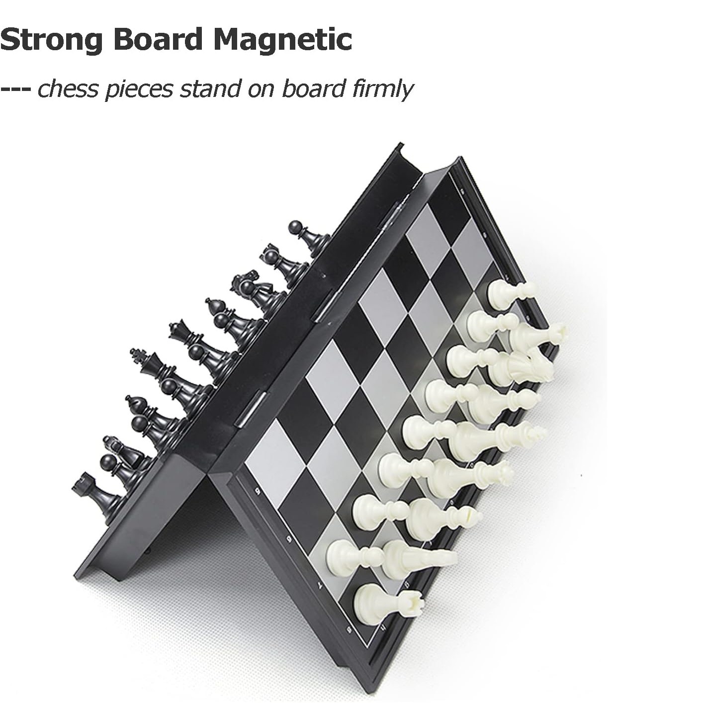 Amazon plegable magnético puzzle infantil ajedrez magnético plegable 3 en 1 juegos de mesa para adultos juguetes para niños