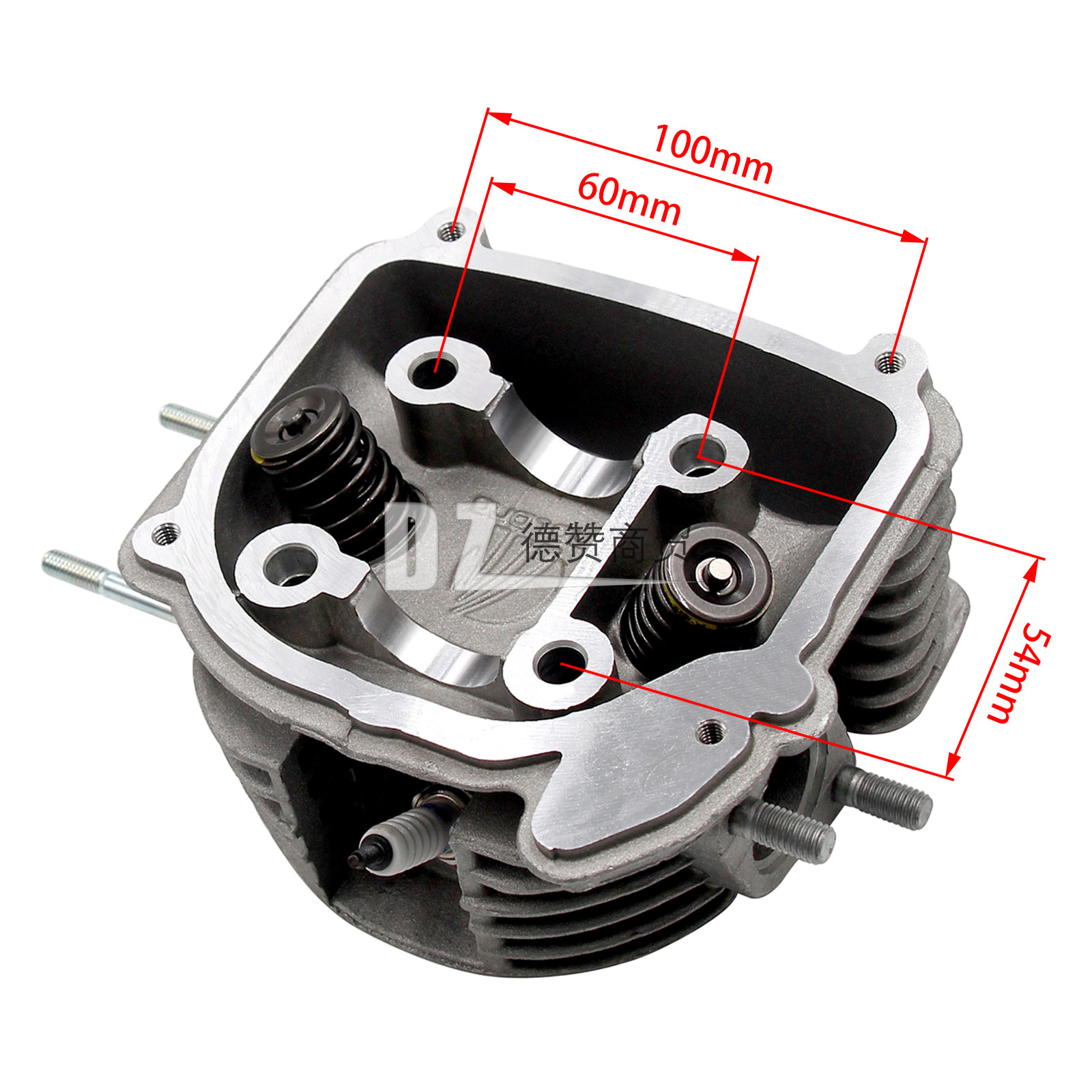 Atv Kart Engine Accessories Gy6200 Jinglong Engine Cylinder Head Cylinder Assembly