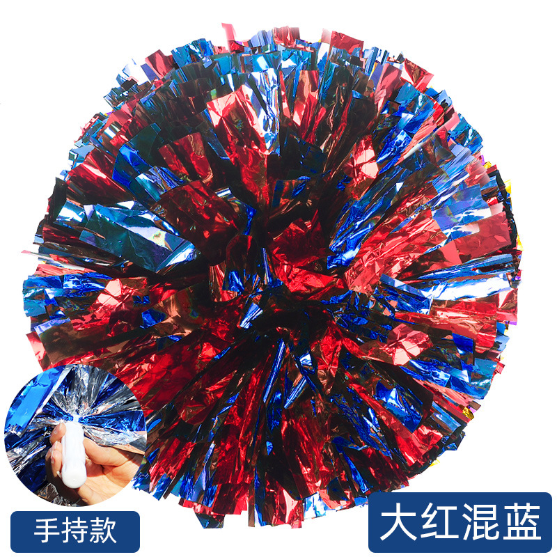 Porristas Bola de flores porristas mano flor mano sacudida flor danza rendimiento mano flor porristas flor bola de color rendimiento