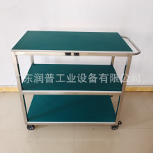 不锈钢推车定做车间防静电手推物料周转车304/201不锈钢工具车