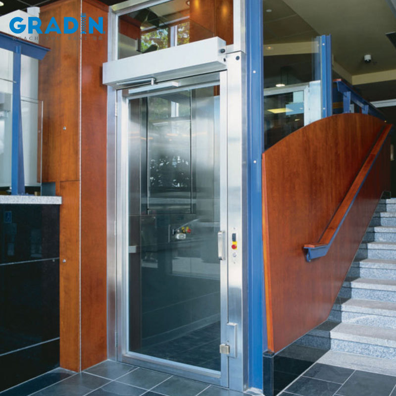 家用电梯小型复式阁楼二层三四五层室内外观光别墅曳引液压升降机