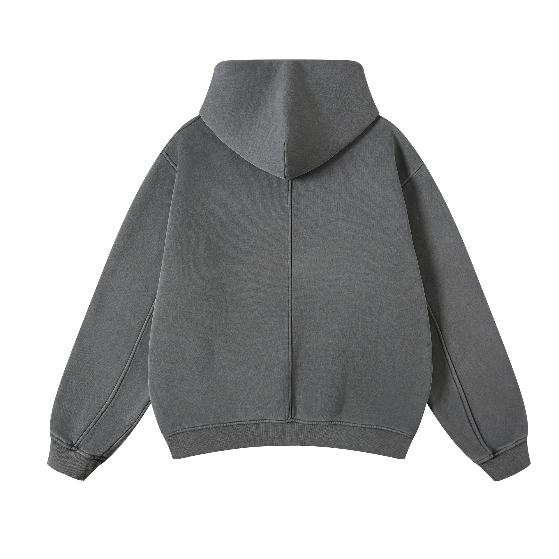 Men's Heavyweight Washed Hooded Sweatshirt For Autumn And Winter_voghion.com