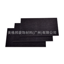 供应铝塑板3mm4mm5mm黑拉丝色铝塑板 拉丝纹铝塑金属板