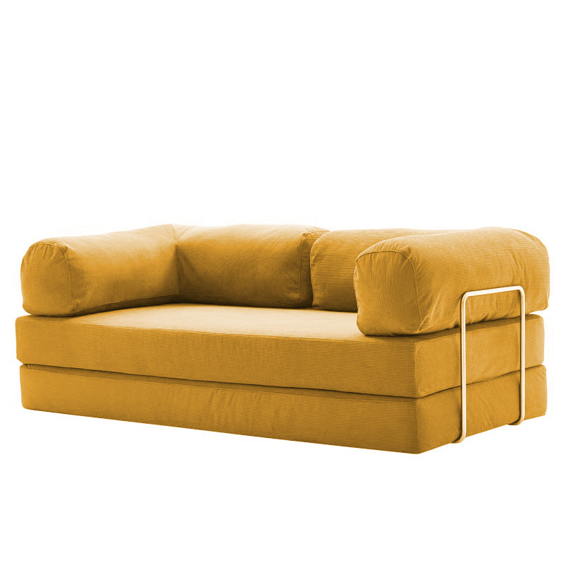 Sofá cama transfronterizo, sofá de compresión de sala de estar de doble uso multifuncional plegable telescópico