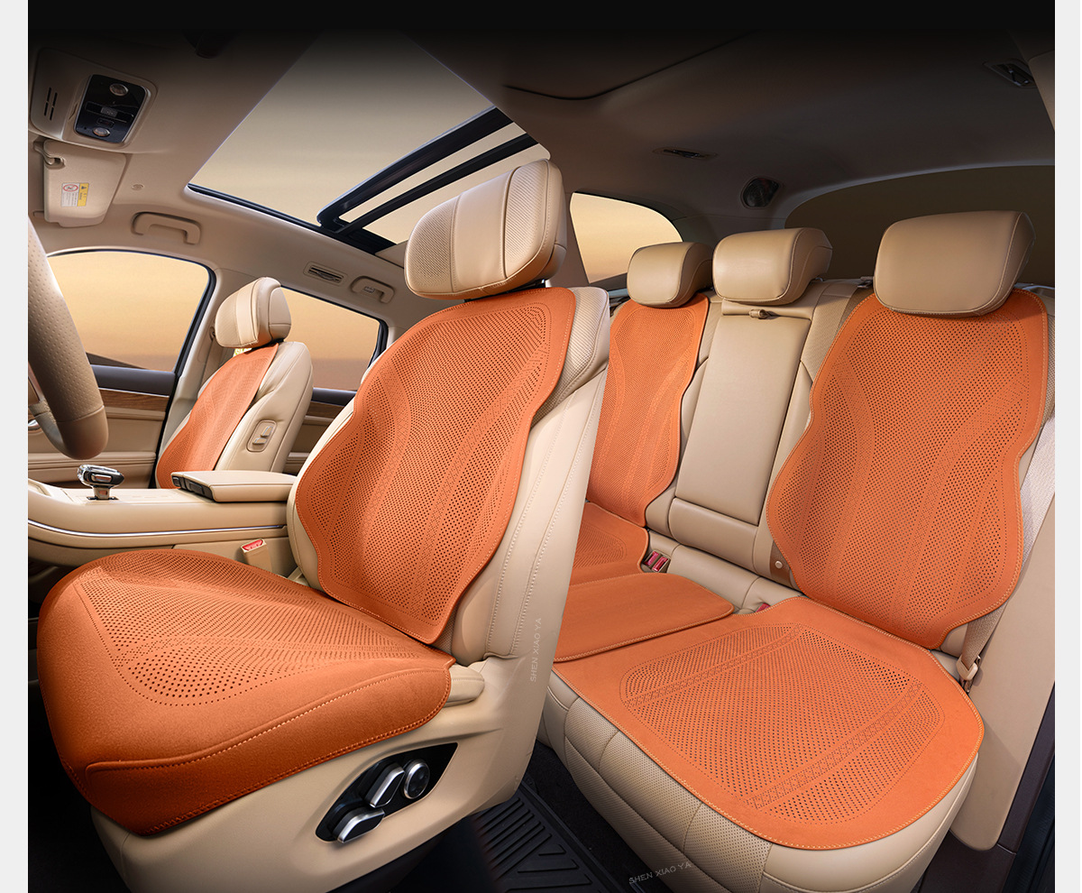 25 New Models of Honda Car Seat Cushions, Universal for All Seasons, Single-Piece Thin Seat Cover, Ventilated and Breathable, Faux Leather Seat Cover