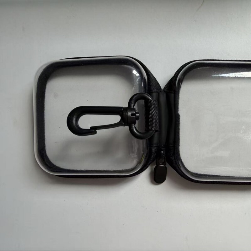 Simple transparent hard shell foldable glasses storage case in stock, large capacity, multifunctional, mold-proof, dust-proof, portable
