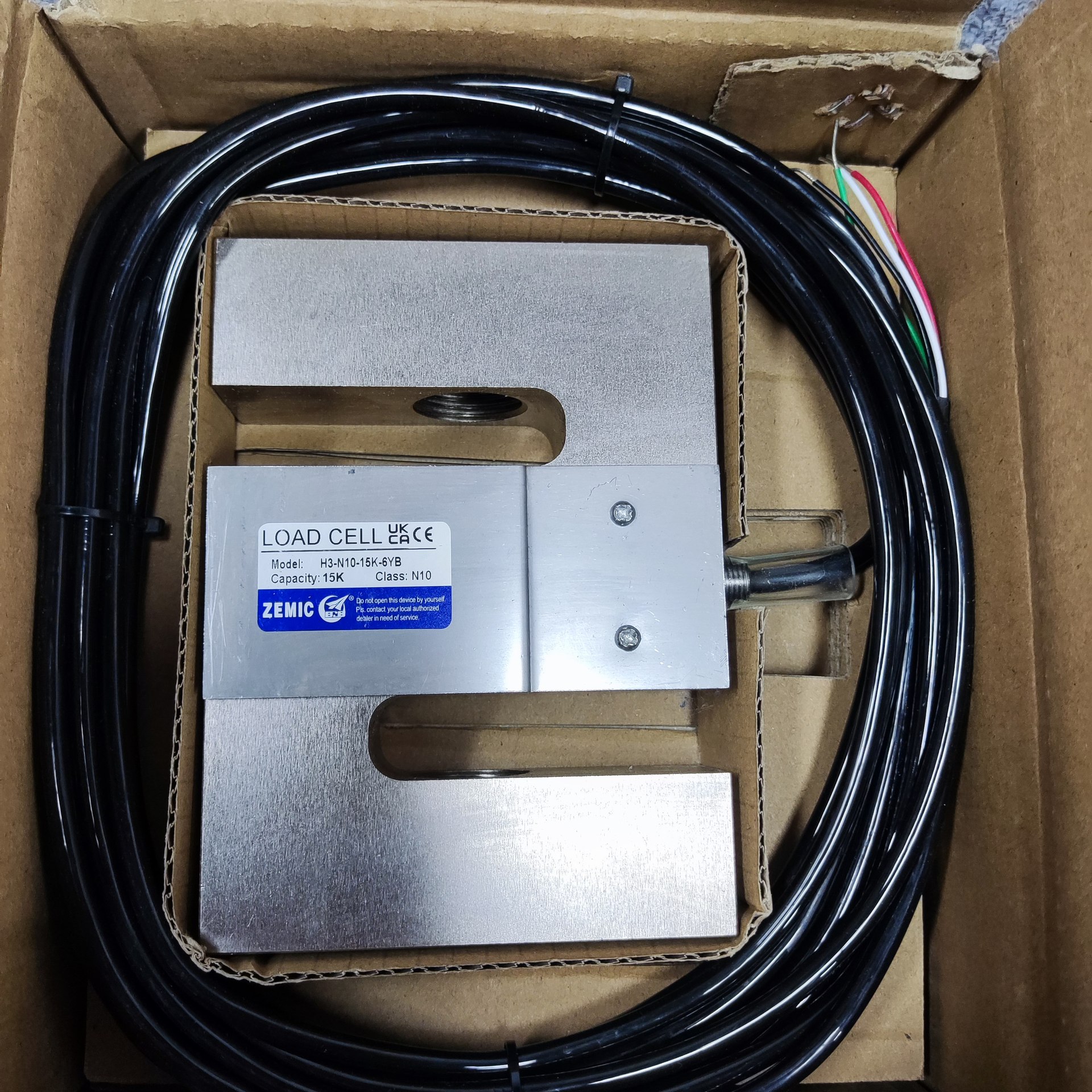 Zemic 中航H3-N10-15K-6YB传感器S型拉压双向称重传感器吊钩秤