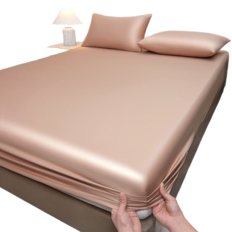 2025 nuevo estilo 100 50 piezas de algodón de doble acción de un solo producto funda de cama funda de cama de algodón puro color sólido ropa de cama al por mayor