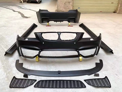 Side Skirts, Center Grille, Rear Wing – Big Surrounded - primer-for-salepostage-paid-m4-model-front-rear-left-and-right-pp-injection-molding