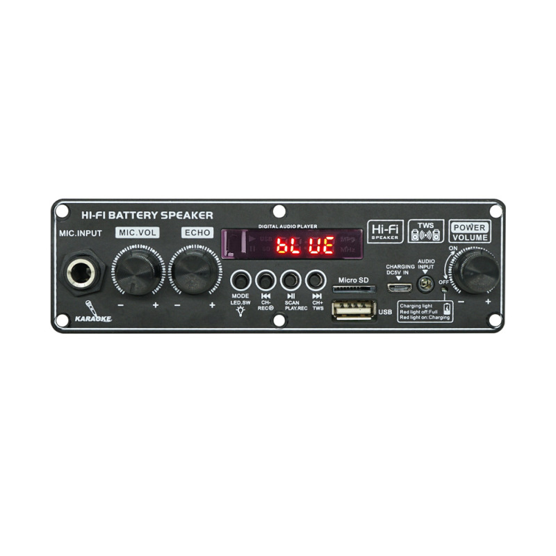 mp3解码板5.0蓝牙功放板蓝牙模块解码器拉杆音响配件2x10W 3.7V|undefined