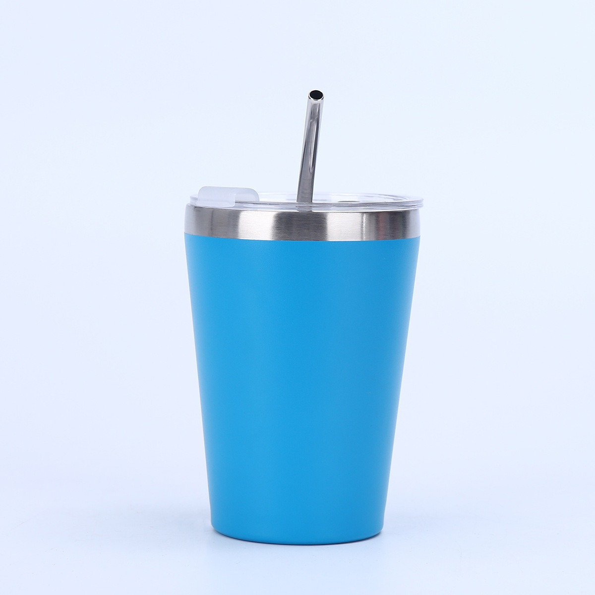 Transfronterizo simple taza de automóvil de 12oz 304 taza de acero inoxidable de doble capa vacío taza portátil logo personalizado