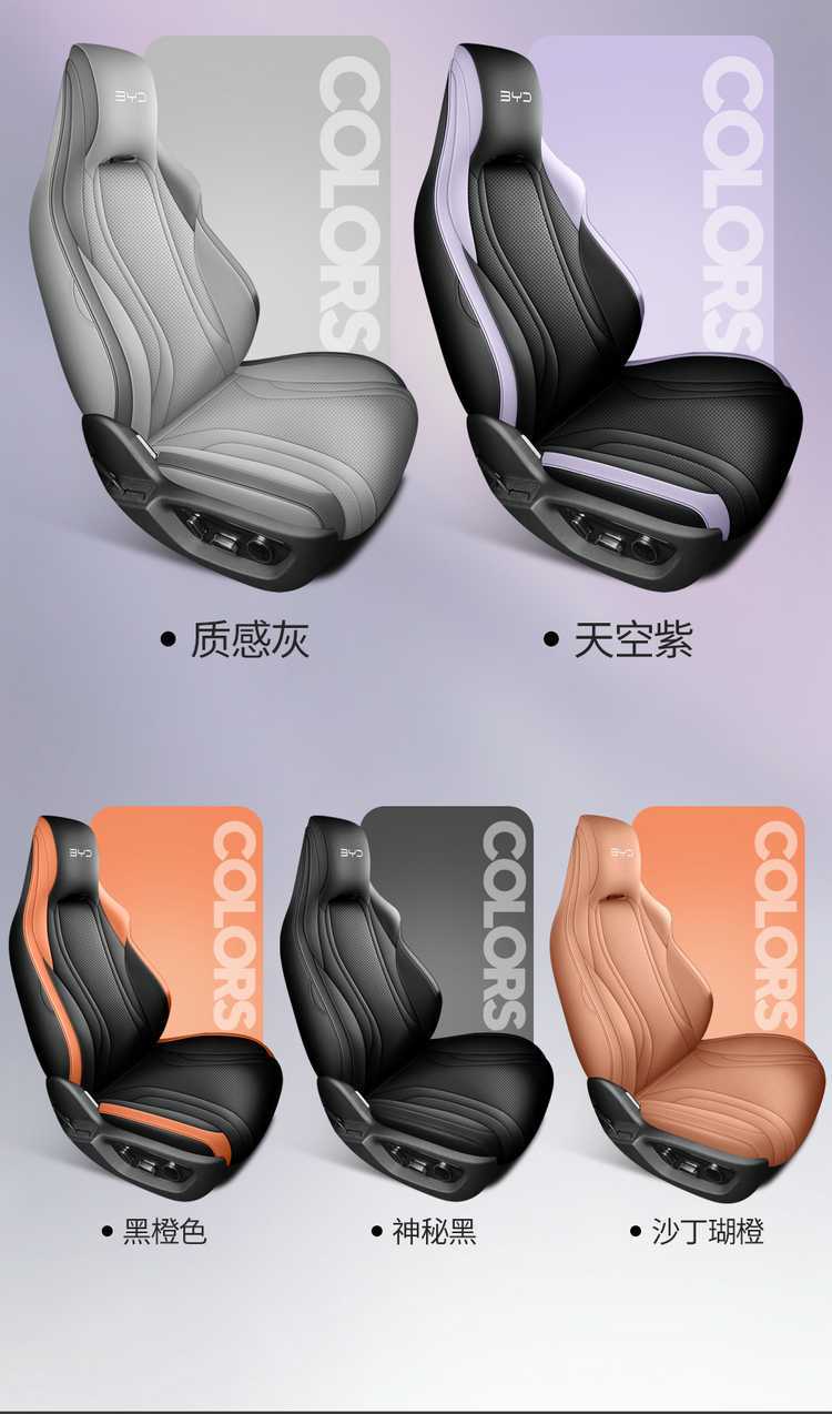 2025 BYD Sea Lion 07DMI/Sea Lion 07EV Special Car Seat Covers, Smart Navigation Version, All-Inclusive Four-Season Cushions