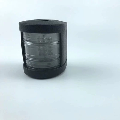Avtomobil ehtiyat hissələri Mast Lights, Yacht Navigation Lights, Left and - medium-stern-light-transparent-lampshade-black-shell