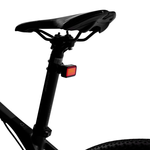 Manufacturer's bicycle light, bright smart brake tail light, COB mountain bike riding warning bicycle tail light