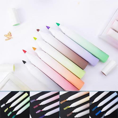 COLNK Acrylic Gradient Soft Tip Gentle Drawing Pen Set, 16 Colors for Student Journal Drawing and Doodle