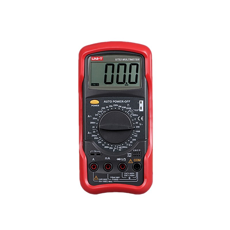 优利德（UNI-T）精度交直流电压通用型数字万用表UT53