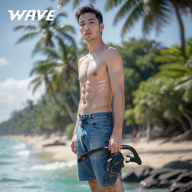 Набор силиконовых масок Wave Professional, дыхательная трубочка