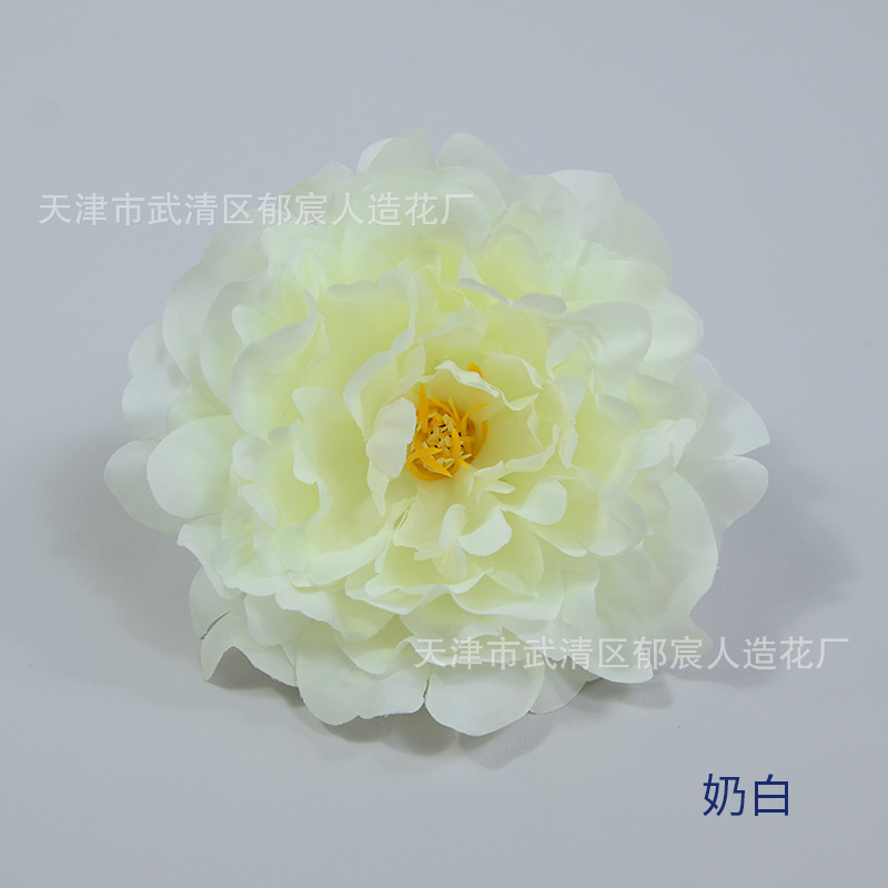 Artificial nueva flor de peonía fondo de la boda flor de la pared arreglo de flores Decoración de mesa flor haciendo transfronterizo dedicado peonía cabeza de la flor