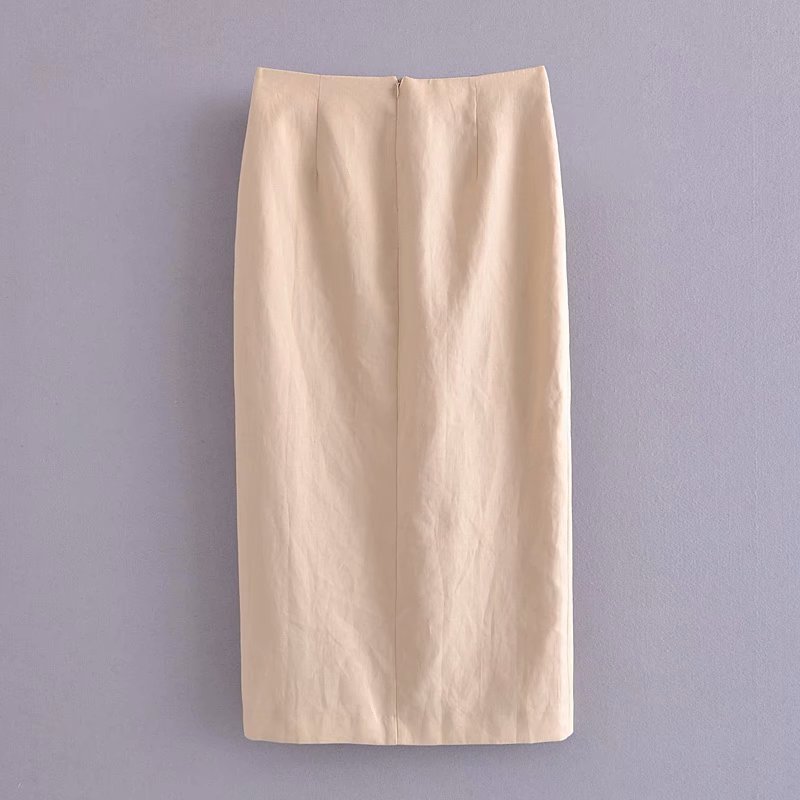 spring new linen skirt NSAM50410