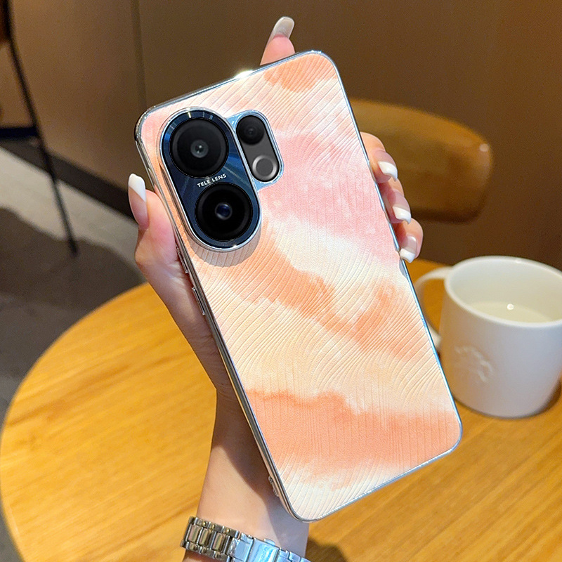 Suitable for Vivo S20 Pro Mobile Phone Case, Ultra-Thin Electroplated Leather Case, Luxury S30 Pro Mini High-End Sense