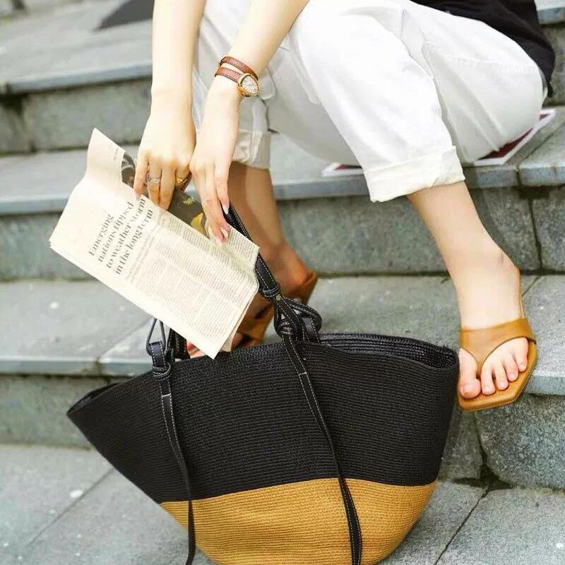 straw beach waterproof bag