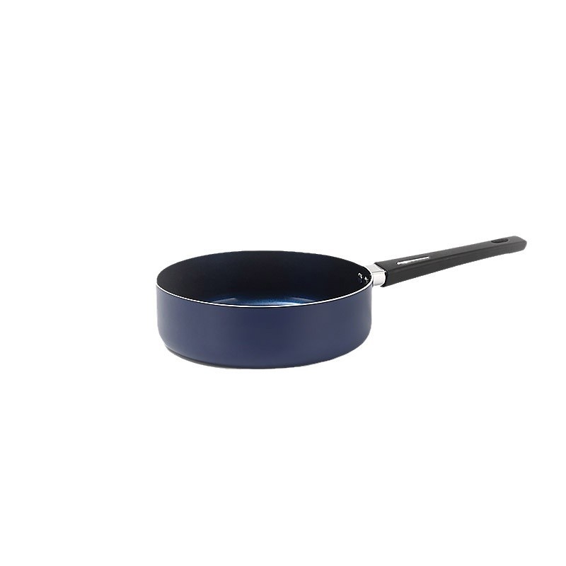 Pan de cerámica transfronteriza antiadherente pan de cerámica azul pan de cerámica casero mini pan de fritura pan de leche set pan de diamante azul
