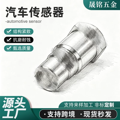 Cross-Border Stainless Steel Three-Way Catalytic Converter Universal 304 Stainless Steel Automotive Parts Anti-Wear and Corrosion-Resistant Automotive Sensors