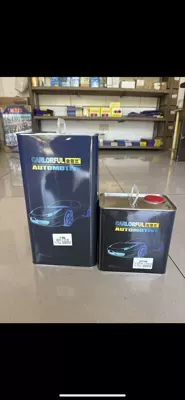 New Jinpulan Car Paint Varnish Curing Agent Thinner Paint Set for Automotive Use Wholesale Thinner (Avtomobil boyası) - transparent-color-8kg-liquid-paint