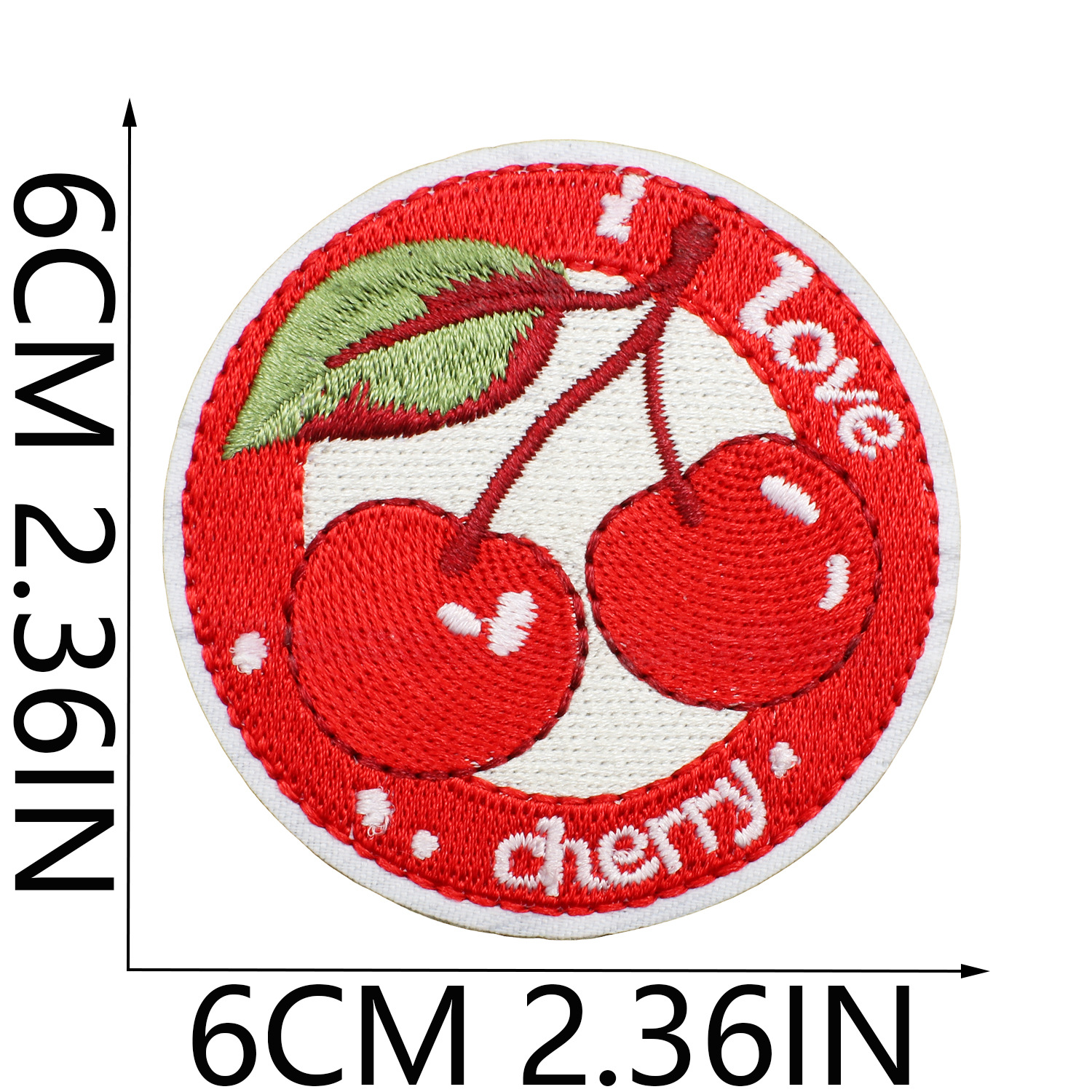 3g Weight Clothing Sticker Patches Classification 1 Piece Quantity Dacron thread Material Cherry Pattern Casual, Elegant, Lady Style Embroidery Craft 1 Piece Casual Elegant Lady Cherry Dacron Thread Clothing Sticker Patches 2