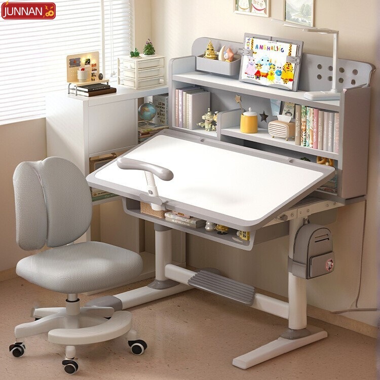 Children's Study Table, Primary School Students' Light Luxury Desk, Special Table for Home Use, Desk and Chair Set, Study Room Adjustable Table Children's Study Table, Primary School Students' Light Luxury Desk, Special Table for Home Use, Desk and Chair Set, Study Room Adjustable Table